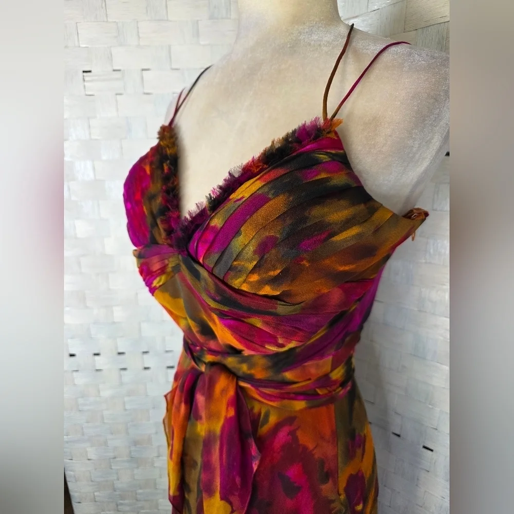 Vntg. CACHE Midi Sundress - Picture 2 of 11